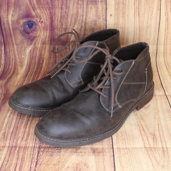 Dexter Other - Dexter Memory Foam Brown Boot Dress Shoes Size 10 Men's